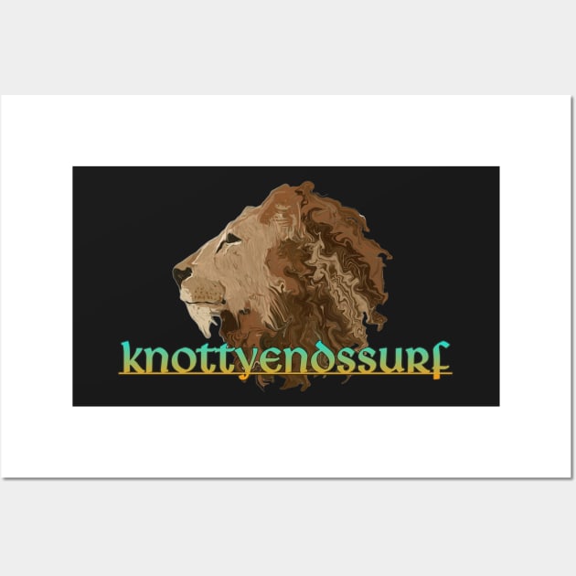 Rolin the lion Wall Art by ericbear36